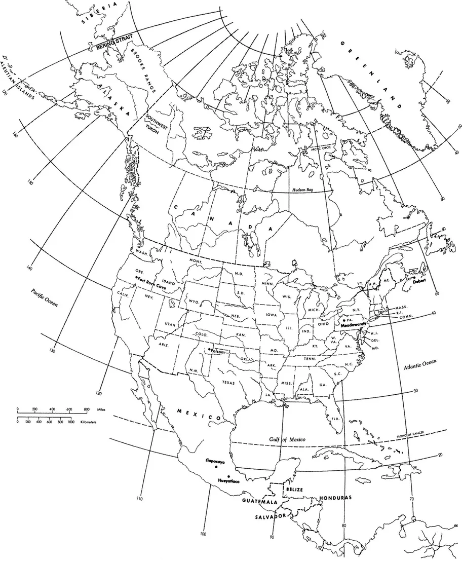 FIGURE 1.1 America’s earliest humans