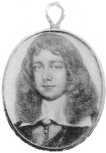 Figure 3 Marvell as a boy, by Samuel Cooper (?), from John L. Propertâs History of Miniature Art (1887)