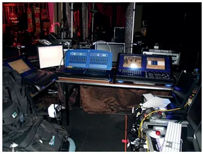 FIGURE 2.1 FOH lighting and video control.