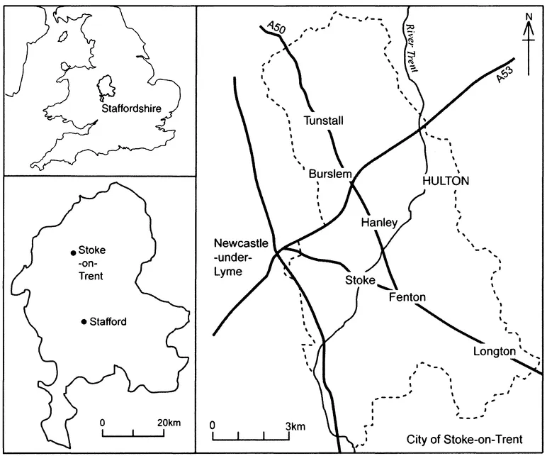 FIGURE 1.2 Location plan of Hulton Abbey