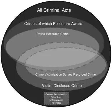 Figure 1.1 The configuration of crime statistics