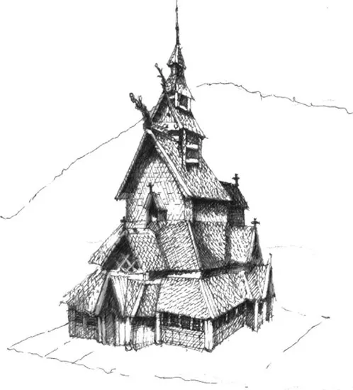 Figure 1.5 Borgund Stave Church, Norway
