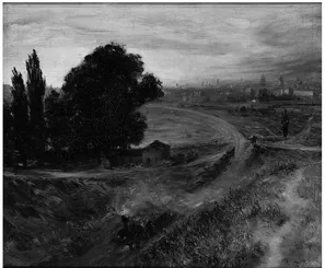 Figure 5. Adolph von Menzel, Die Eisenbahn Berlin-Potsdam, 1847, oil on canvas, 43 Ă 52 cm, Nationalgalerie, Staatliche Museen zu Berlin. (© Bildarchiv PreuĂicher Kulturbesitz/Nationalgalerie, Staatliche Museen zu Berlin. Foto: Jörg P. Anders)