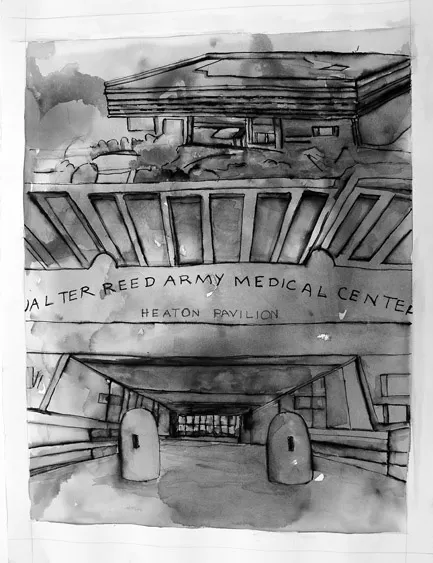 Figure 1.2 Watercolor painting with pen and ink by the author, 22 × 30 inches.