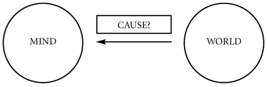 Figure 1.1 Descartes's view of the relation of ideas to the world