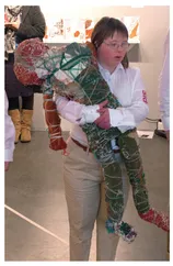 ▼ Bethan Kendrick with Emma, Side by Side performance, Southbank Centre, London, 2013