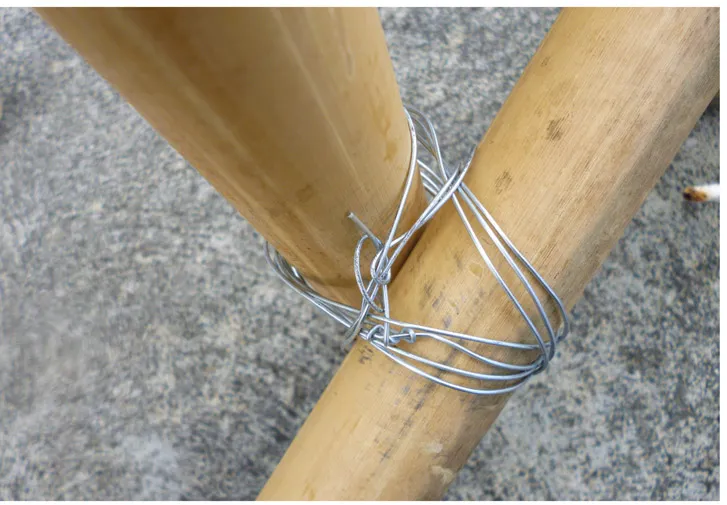 3.6 Iron wire lashing connection