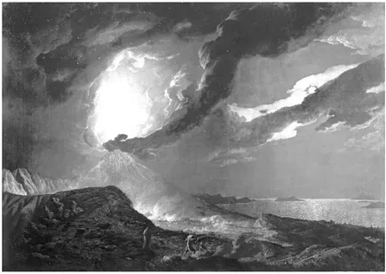 Figure 1.1 Vesuvius in Eruption, with a View over the Islands in the Bay of Naples. Joseph Wright of Derby (1734–1797), ca. 1776–1780. Copyright Tate, London, 2015.