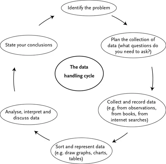 Figure 1.3 The data handling cycle
