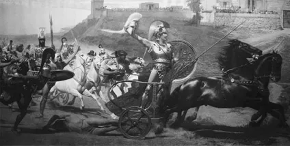Figure 1.1 Achilles Dragging Hector Before the Walls of Troy1