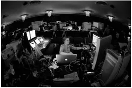 Figure 1.2 Author Working on the Broadway Production of Shrek the Musical, 2009 Source: photo courtesy of Paul Davila