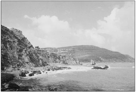 Coastline north of Tunis.