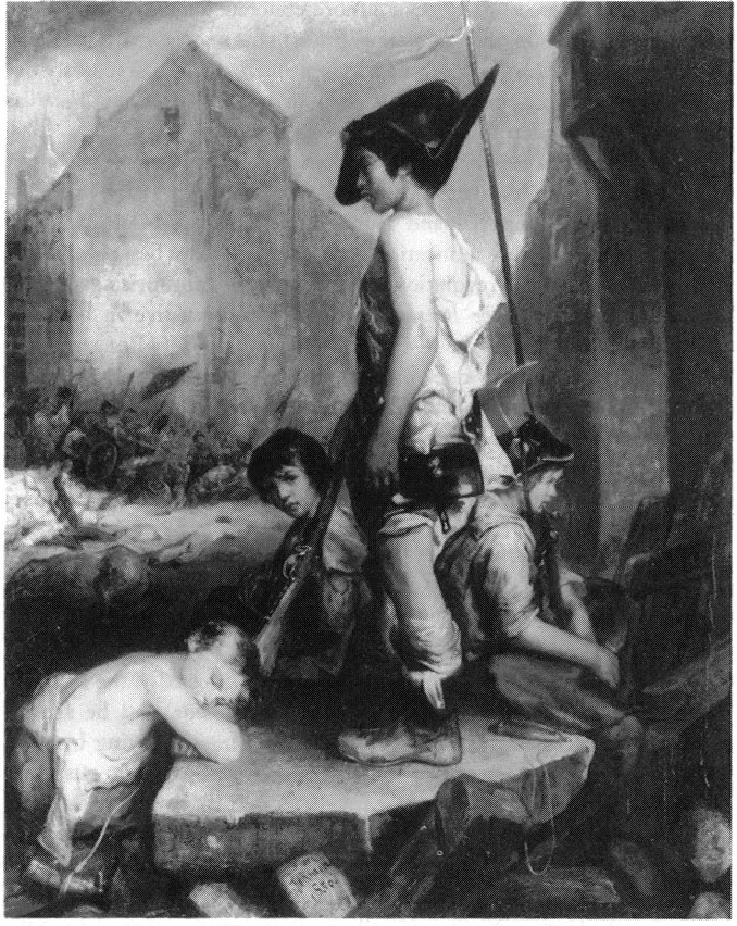 2. Philippe-Auguste Jeanron, The Little Patriots: A Souvenir of July 1830, 1830, Caen, France, Musée de Caen