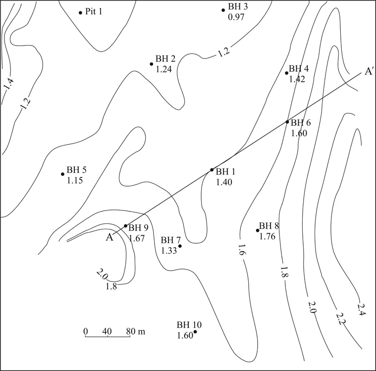 Figure 1.1 Map of the project area.