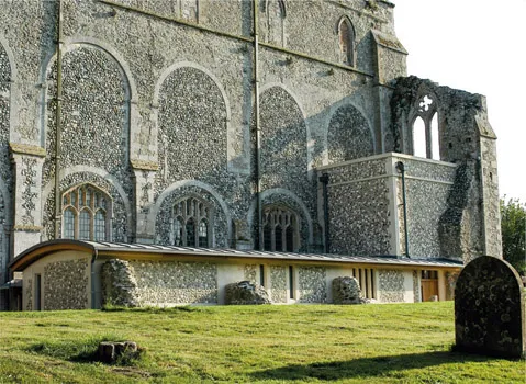 Figure 1.05 The barrel‑roofed extension at Binham Priory, Norfolk.