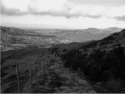 Figure 2.2 Snowdon miner’s path 2018