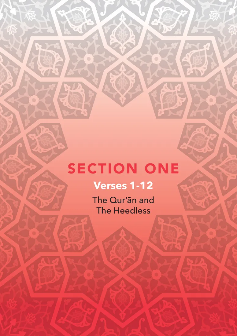 Section One : Verses 1-12: The Qur’ān and the Heedless