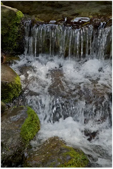 FIGURE 4 Using some of the traditional “rules” results in a slightly better photo, but it’s still not capturing what’s really interesting about the waterfall.