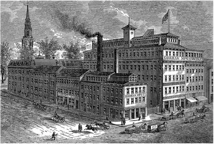 FIG. 1.1 Increased urbanization and poor safety policies contributed to an increase in manmade and natural disasters that only organizations as large as governments could respond to.
Source: Welcome Arnold Greene, The Providence Plantations for 250 Years 274 (1886), https://upload.wikimedia.org/wikipedia/commons/8/8b/Gorham_Manufacturing_Company_1886.webp.