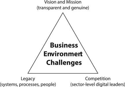 Figure 1.1 Current business environment challenges
