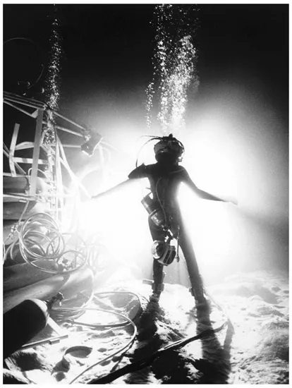 FIGURE 1.1 Cameron’s science fiction film The Abyss clearly shows the influence of Kubrick’s 2001: A Space Odyssey