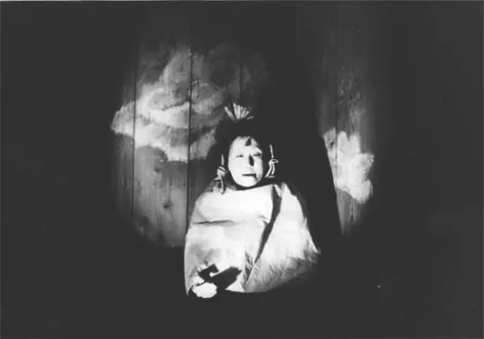 Figure 1.2 Ashikawa Yoko in, Lover of Mr Bakke choreographed by Hijikata. Photograph by Onozuka Makoto. Courtesy the Hijikata Tatsumi Archive