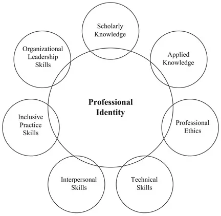 Figure 1.1 Model of professional identity.