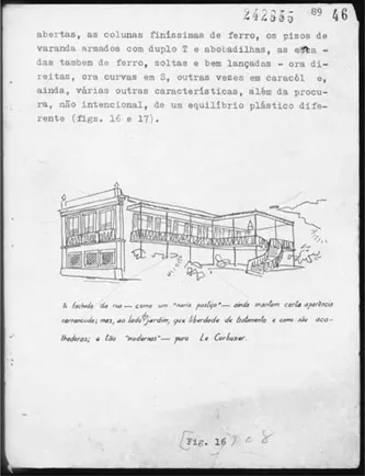 1.05 Lucio Costa, sketch for the text “Documentação necessária,” 1937—a solution defined as “pure Le Corbusier”