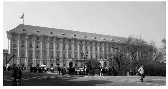 1.5 Full façade view of Czernin Palace, Prague, 1669–1720 and 1746, Francesco Caratti.