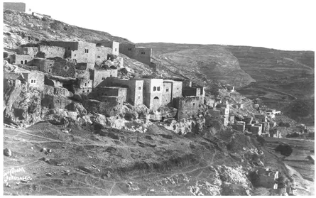 Figure 1.4a. Silwan village by Jerusalem, 1890. (Source: Princeton University Library; photo: Felix Bonfils)