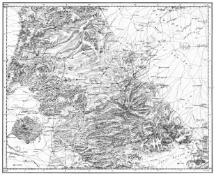 Figure 1.5a, b. Survey of Western Palestine Plates 7,8, Carmel Shore and Upper Samaria hills. (Source: by courtesy of the Jewish National & University Library, Jerusalem)