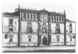 Fig. 2. Rodrigo Gtl de Hontañón. Alcalá de Henares. Universidad Complurense, Colegio de San Ildefonso. ca. 1538 (source unknown).