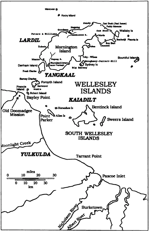 Figure 1.1 The Wellesley Islands