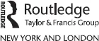 Logo: Published by Routledge, Taylor and Francis Group, London and New York.