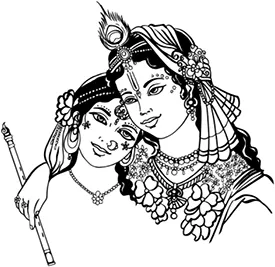 Krishna and Rādhā