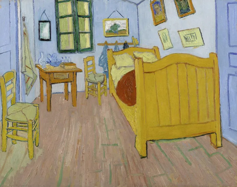 Vincent van Gogh, The Bedroom, oil on canvas, Arles, October 1888 © Van Gogh Museum Amsterdam (Vincent van Gogh Foundation)