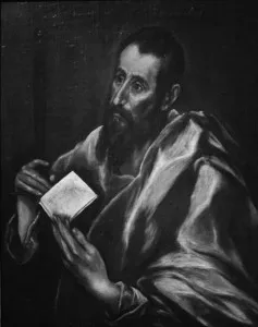 Fig. P1.2. The Apostle Paul, by Domenikos Theotokopoulos (El Greco, sixteenth century). Original in the Casa y Museo del Greco, Toledo, Spain.