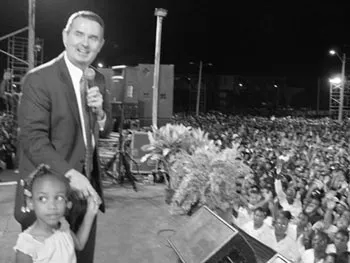 Fig. 12.1. Healing of blind girl: Photo of Victory Christian Center, Crusade in the Dominican Republic, 2005. Photo © Victory Christian Center, Tusla, Okla.