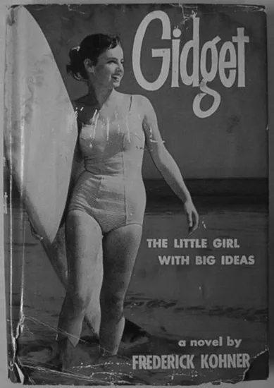 Figure 1.1 The original novel Gidget: The Little Girl With Big Ideas. The subtitle will be dropped in paperback editions.