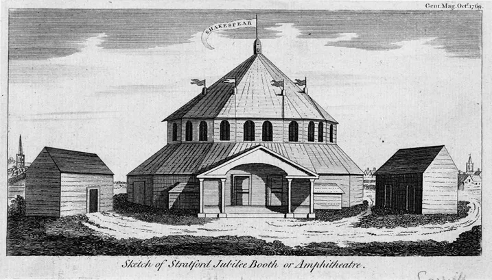 Figure 1.2. A sketch of the Rotunda built at Bomstead Mead, Stratford-upon-Avon, originally published in the Gentleman’s Magazine, vol. XXXVIII, October 1769. (Image: © Victoria and Albert Museum, London)