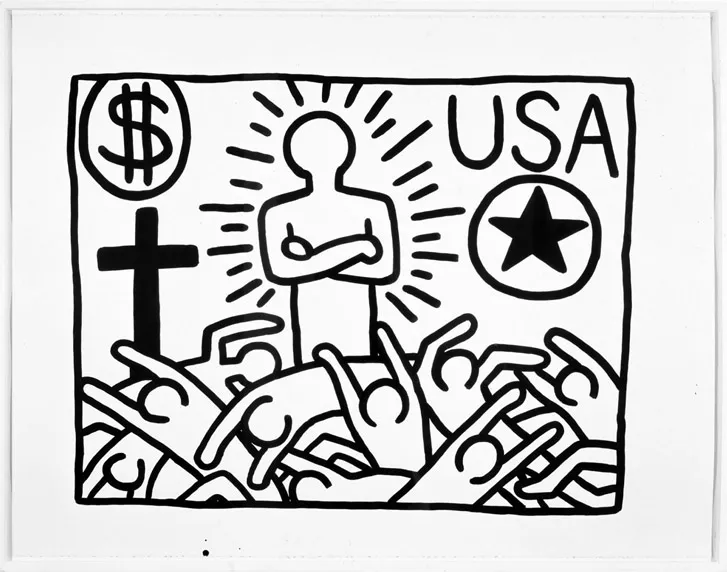Figure 1.1 Keith Haring, Untitled, 1982.