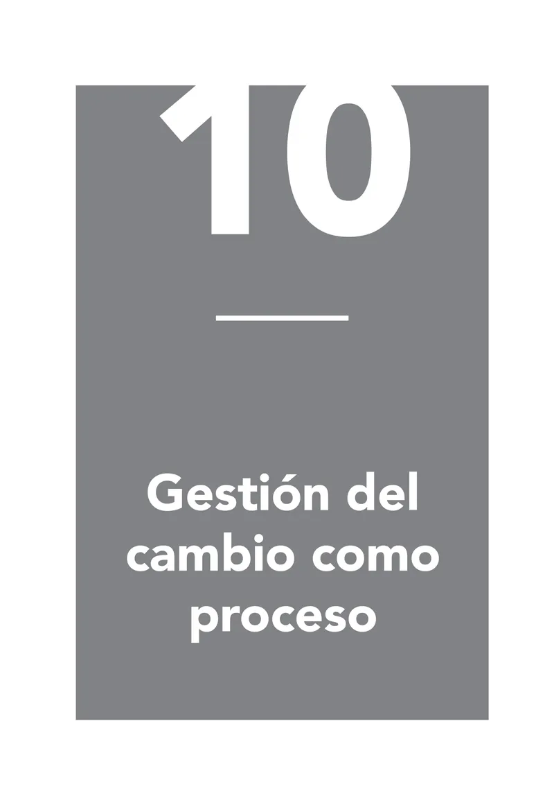 Gestión del cambio como proceso