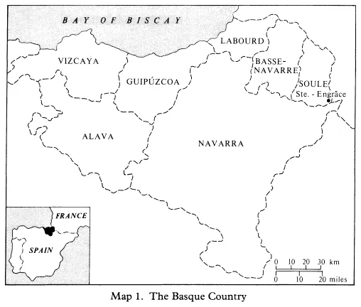 Image: Map 1. The Basque Country