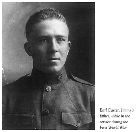 Image: Earl Carter, Jimmy’s father, while in the service during the First World War