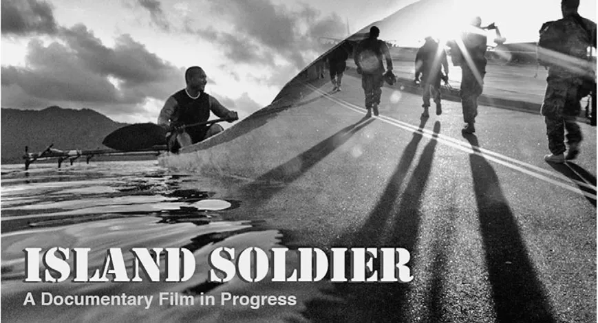 Figure 1.3 Nathan Fitch’s film Island Soldier (2016) started from a chance encounter on a small Micronesian Island.