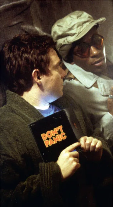 Figure 1.1 Martin Freeman as Arthur Dent and Mos Def as Ford Prefect in Touchstone Pictures’ The Hitchhiker’s Guide to the Galaxy. Ronald Grant Archive