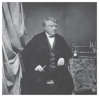 Image: Figure 1.1. Christian Friedrich Schönbein, professor at the University of Basel. Source: Photogravure after a painting by Beltz, c. 1860; original photo from the University of Basel Library.