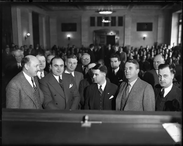 Capone in court