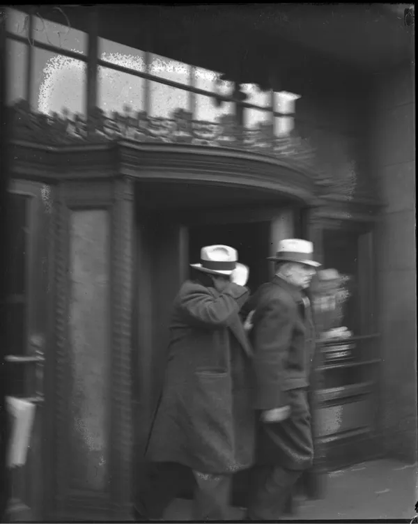 Capone leaving court