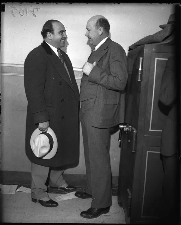 Capone and assistant state's attorney Frank Mast